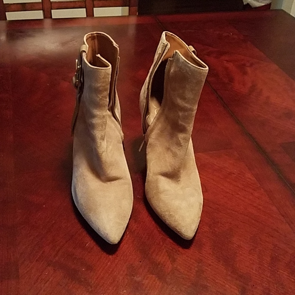 Womens suede ankle boots